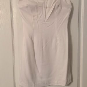 Fitted dress with matching double breasted jacket